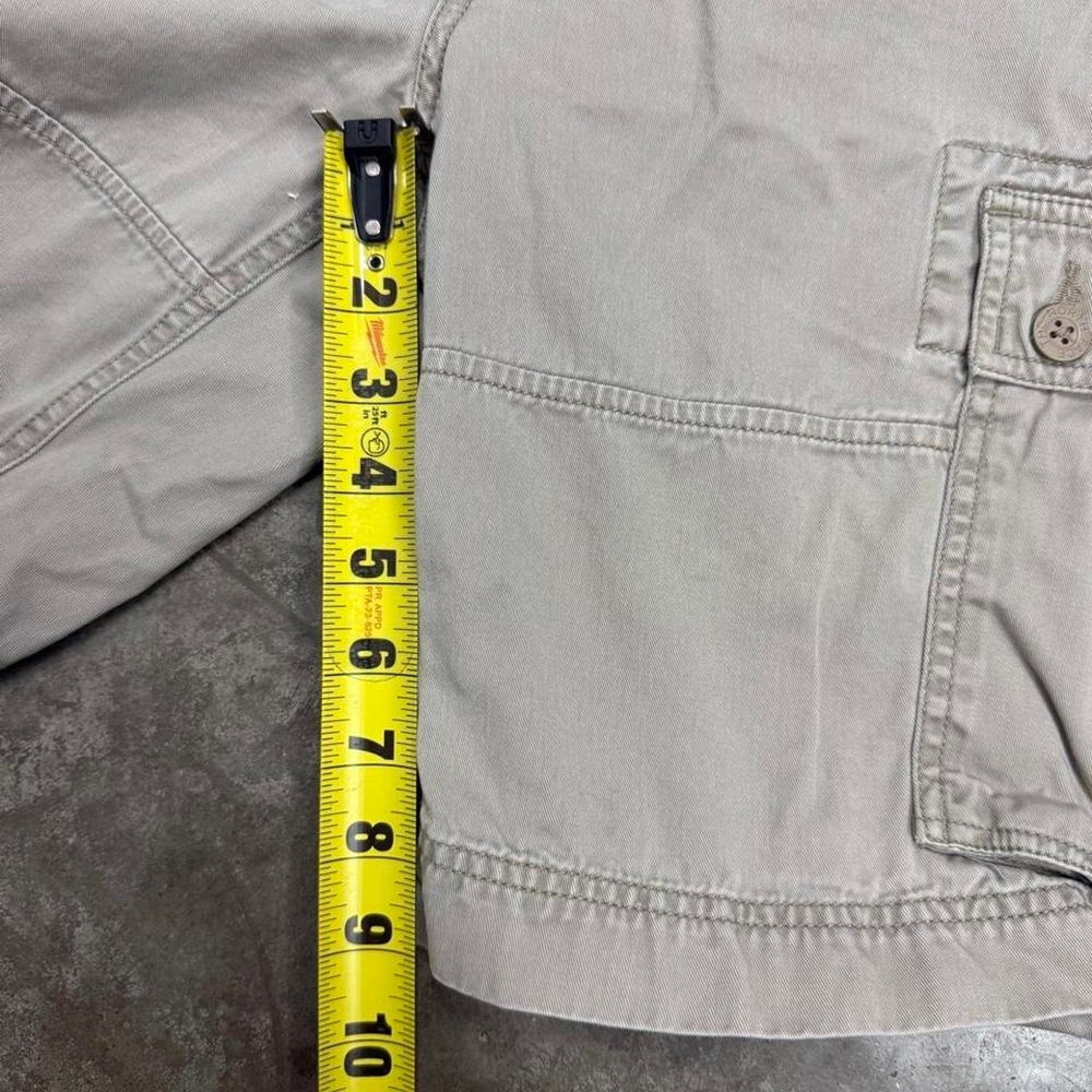 The North Face Vintage Y2K Beige Baggy Skater Cargo Shorts Mens 36 Khaki Hiking - Picture 7 of 8